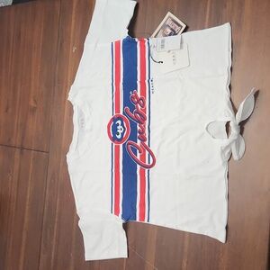 Chicago cubs womens crop top